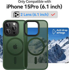 iPhone 15 Pro Hülle mit MagSafe Schutzfolie und magnetischer