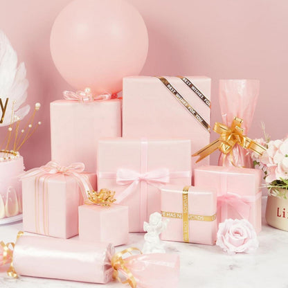Rosa Metallic Seidenpapier 60 Blatt – Geschenkpapier & Bastelpapier
