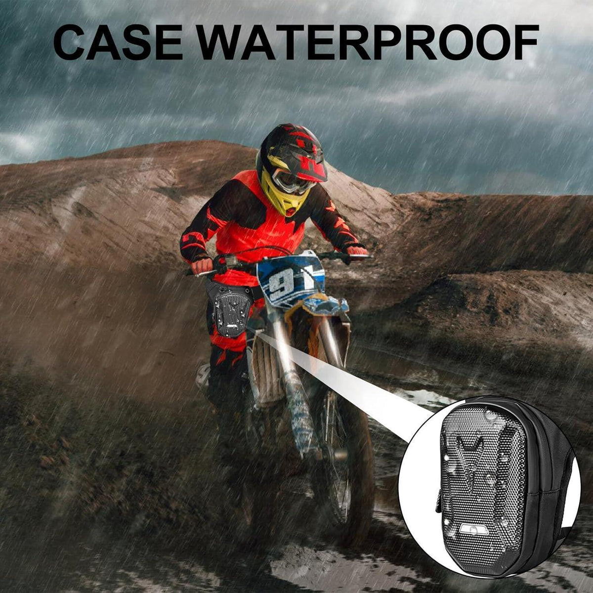 Motorrad Beintasche Wasserdicht – Sport Gürteltasche für Herren & Damen
