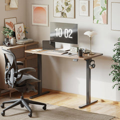 Höhenverstellbarer elektrischer Stehtisch 120x60 cm, T-Beine