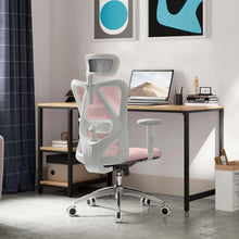 Ergonomischer Bürostuhl mit Kopfstütze und Lendenwirbelstütze