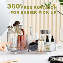 360-Grad Make-up Organizer Kristallklar - Große