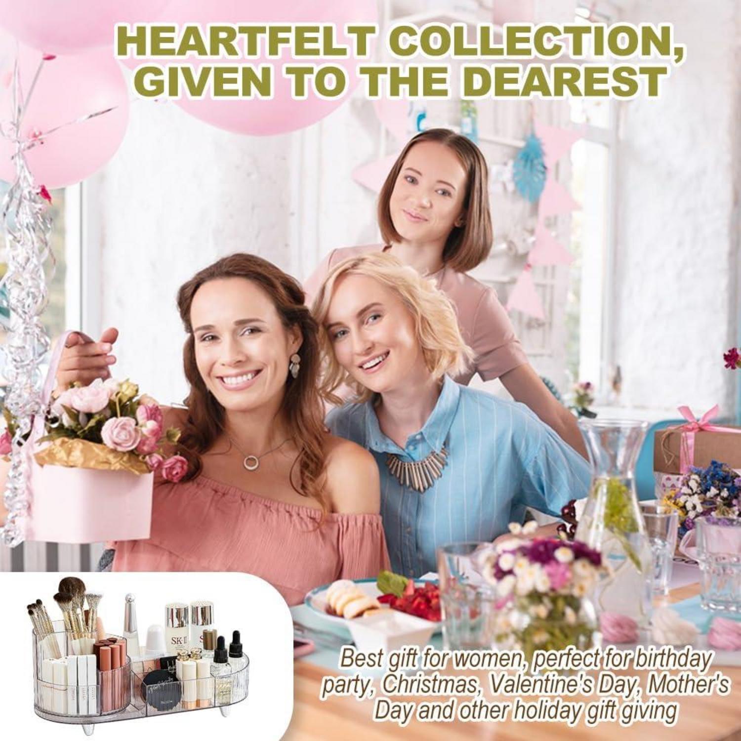 360° Drehbarer Make-up Organizer für Schminktisch & Bad
