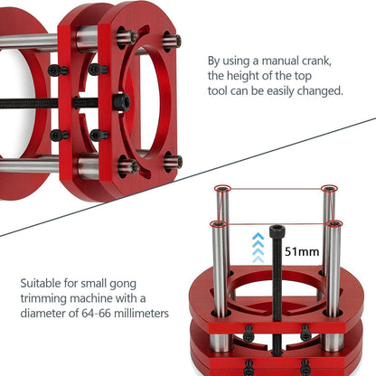 Frästisch für Oberfräsen mit 51mm Hub, kompatibel mit 64-66mm Motoren