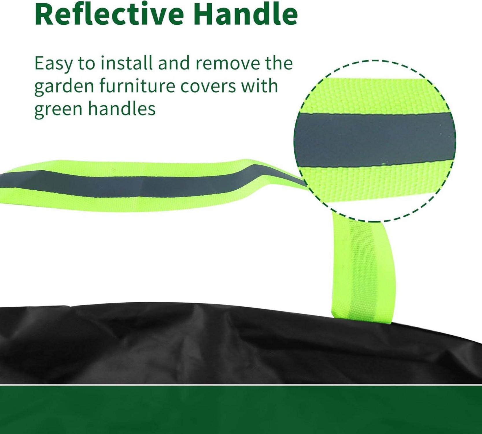 Wasserdichte Gartenmöbelabdeckung 180x120x75cm Rattan Oxford-Gewebe