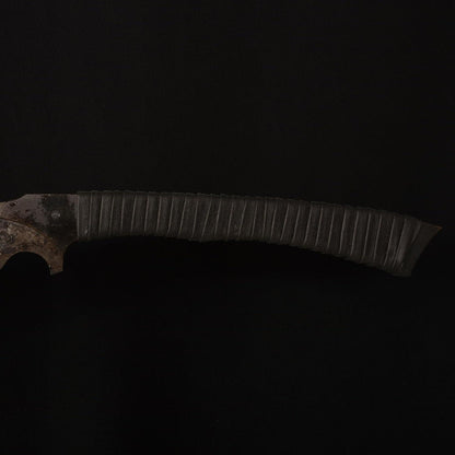 Hackmesser aus handgefertigtem Manganstahl, Full Tang, 87 cm
