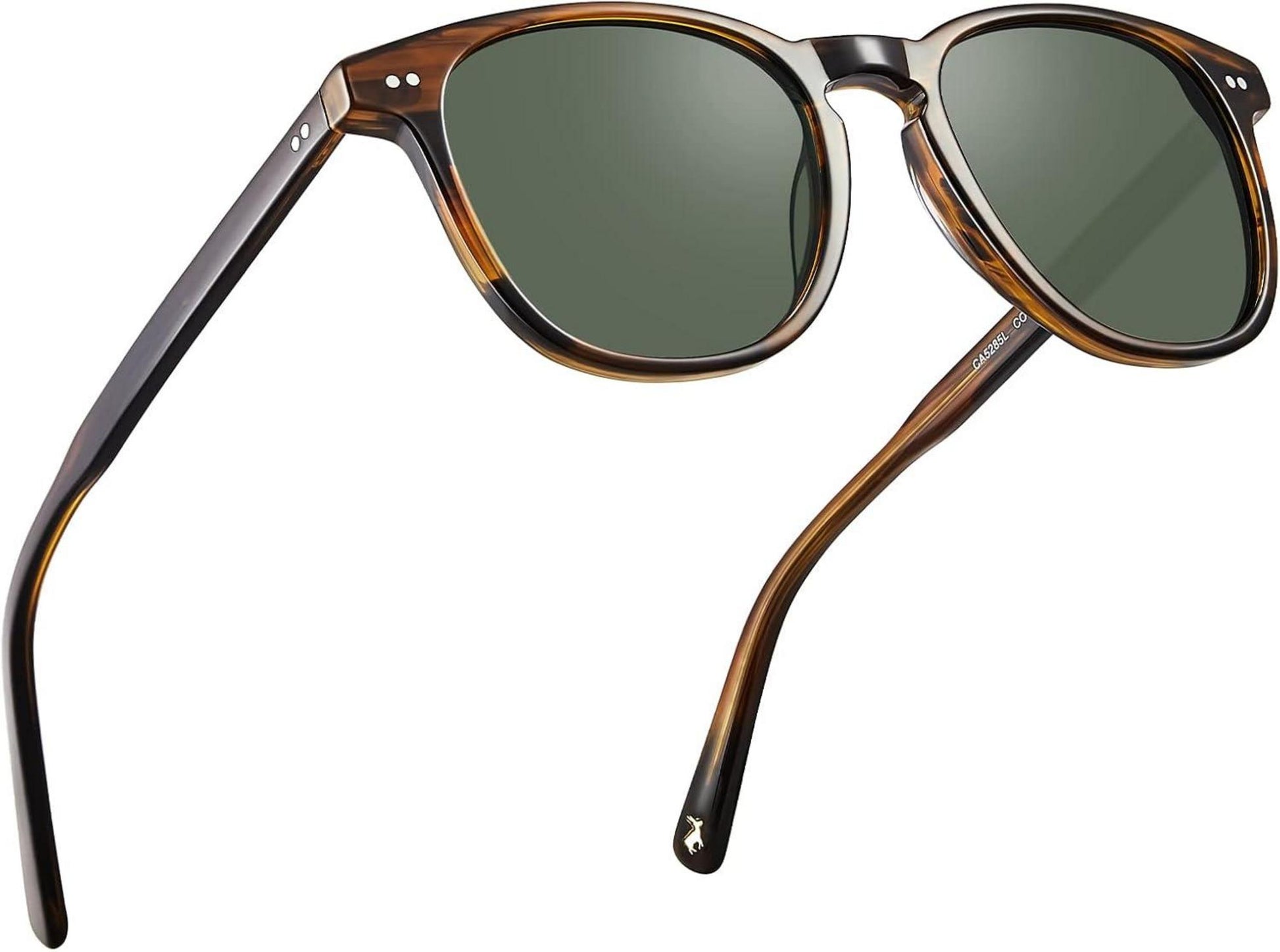 Polarisierte Vintage Sonnenbrille UV-Schutz Acetatrahmen