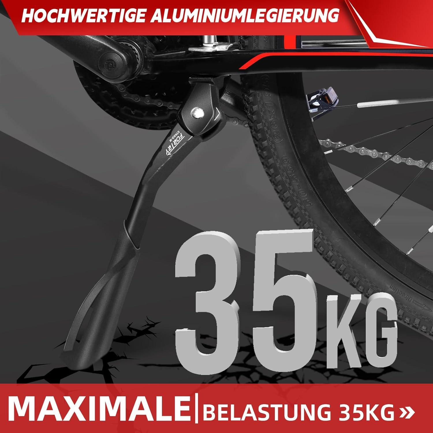 FORTRY Fahrradständer Universal 24-29 Zoll Höhenverstellbar bis 35 kg Traglast