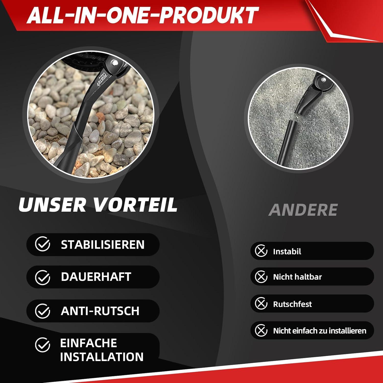 Höhenverstellbarer Fahrradständer 24-29 Zoll Bis 35 kg Traglast