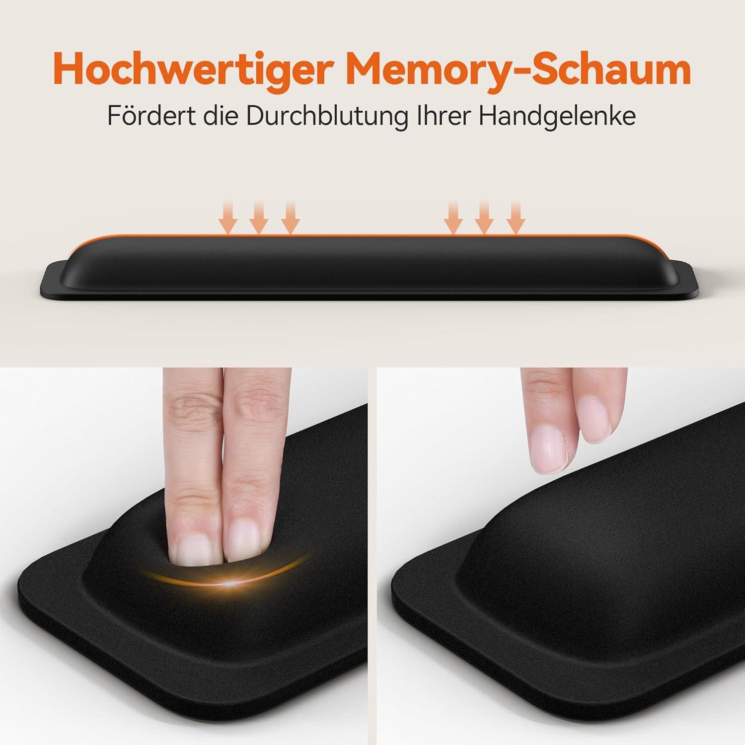 Ergonomische Handballenauflage Memory-Schaum