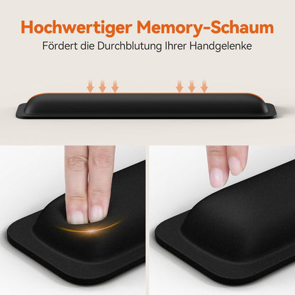 Ergonomische Handballenauflage Memory-Schaum