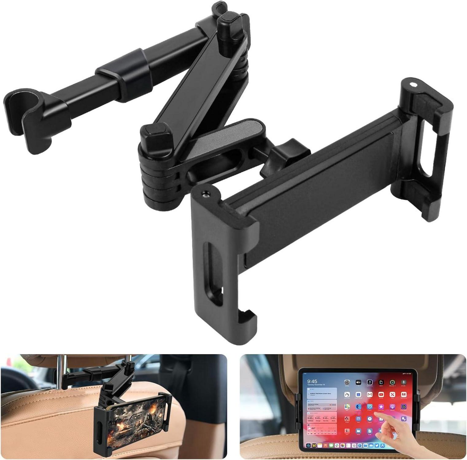 Tablet Halterung Auto 360° Drehung Kopfstütze KFZ Rücksitz 4.7-11 Zoll