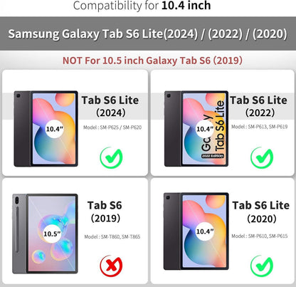 EasyAcc Schutzhülle mit Schutzfolie für Samsung Galaxy Tab