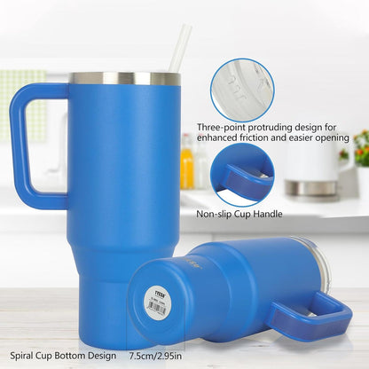 Riley Joy Travel Mug 1200ml Edelstahl Thermobecher Strohhalm