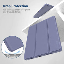 iPad Air Hülle mit Stifthalter und Trifold Ständer in Lila