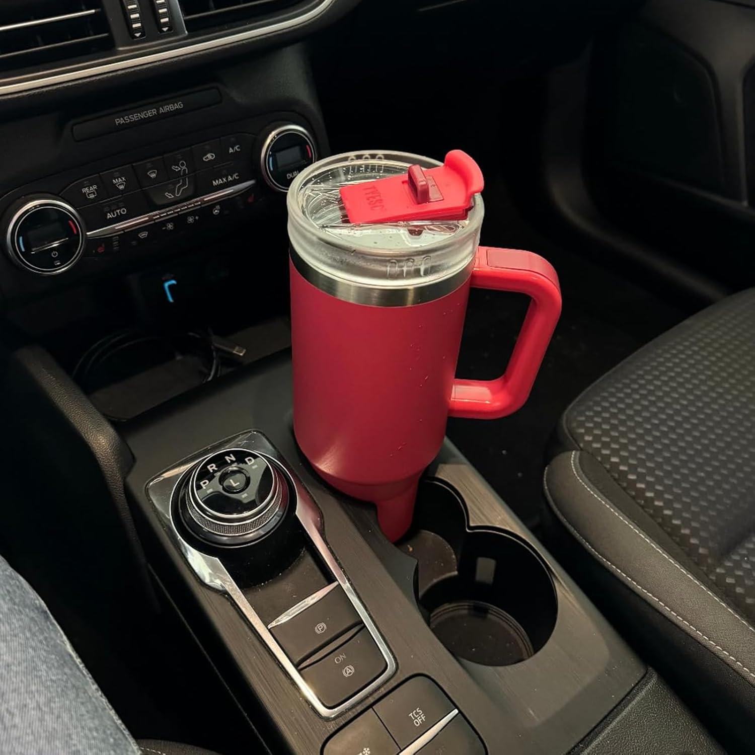 Travel Mug 1200ml Edelstahl Trinkflasche Strohhalm Thermo Becher 40oz