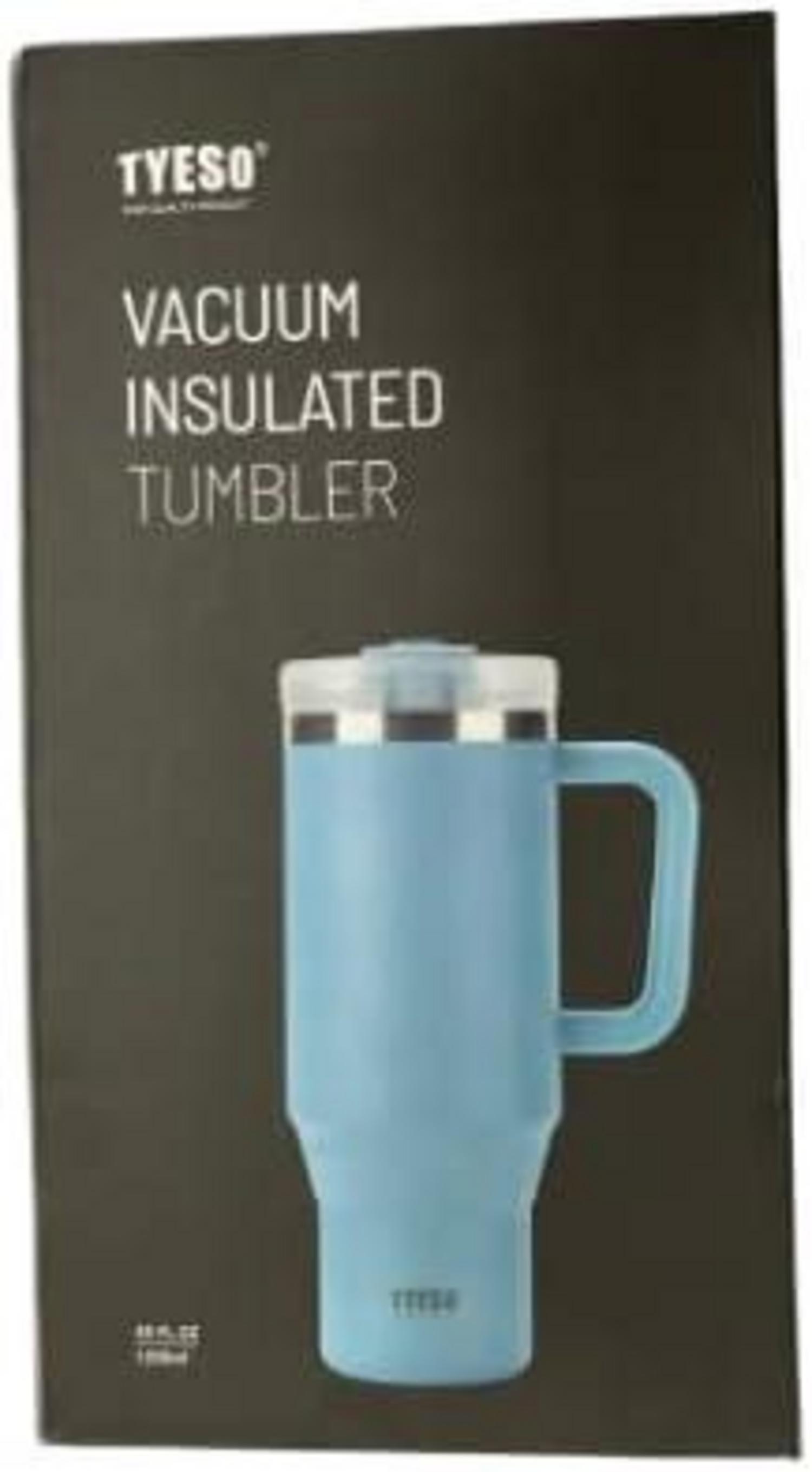 Riley Joy 1200ml Edelstahl Thermobecher Trinkflasche Strohhalm Beige