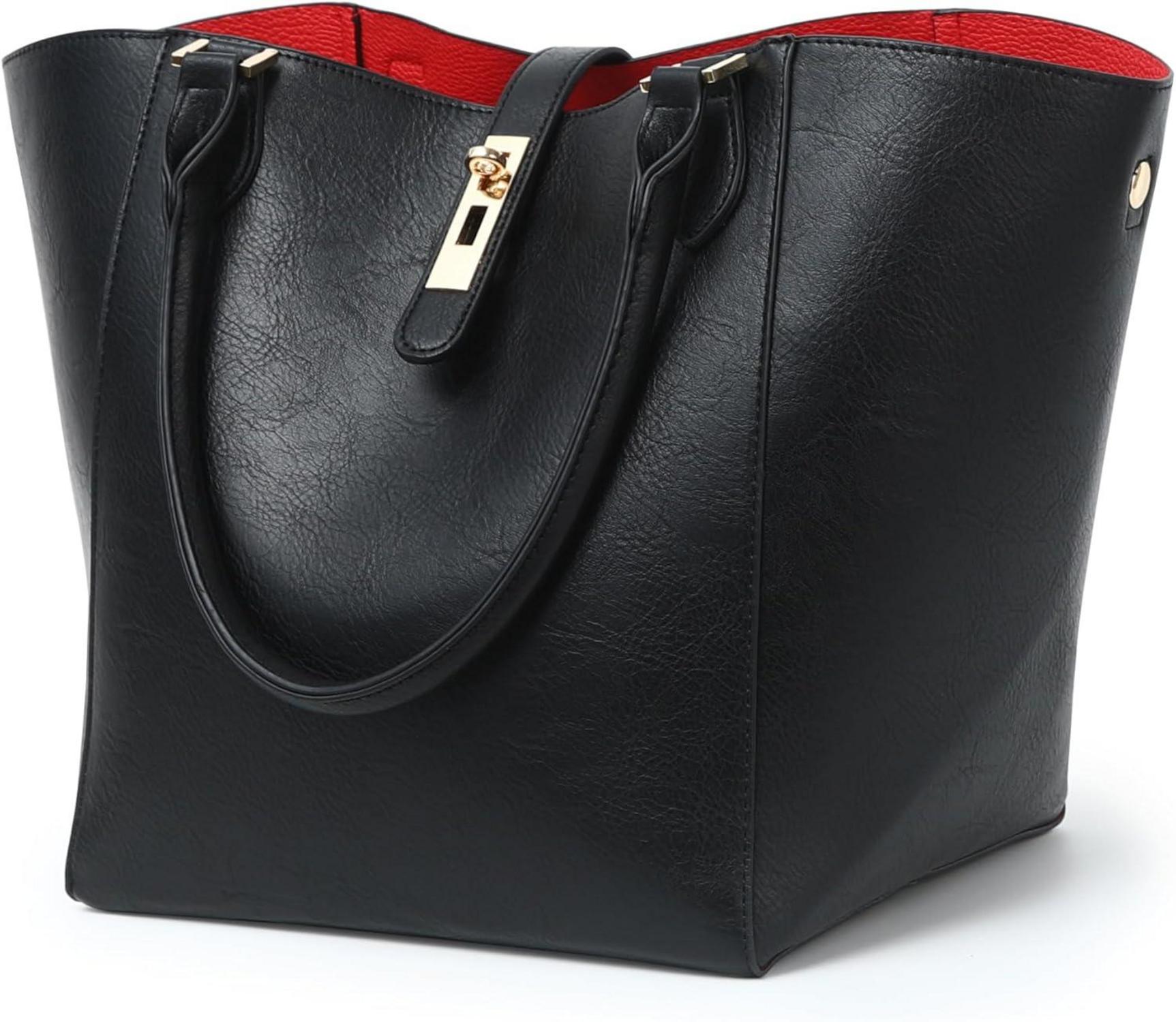 Große Damen Shopper Handtasche aus PU-Leder - Stilvolles
