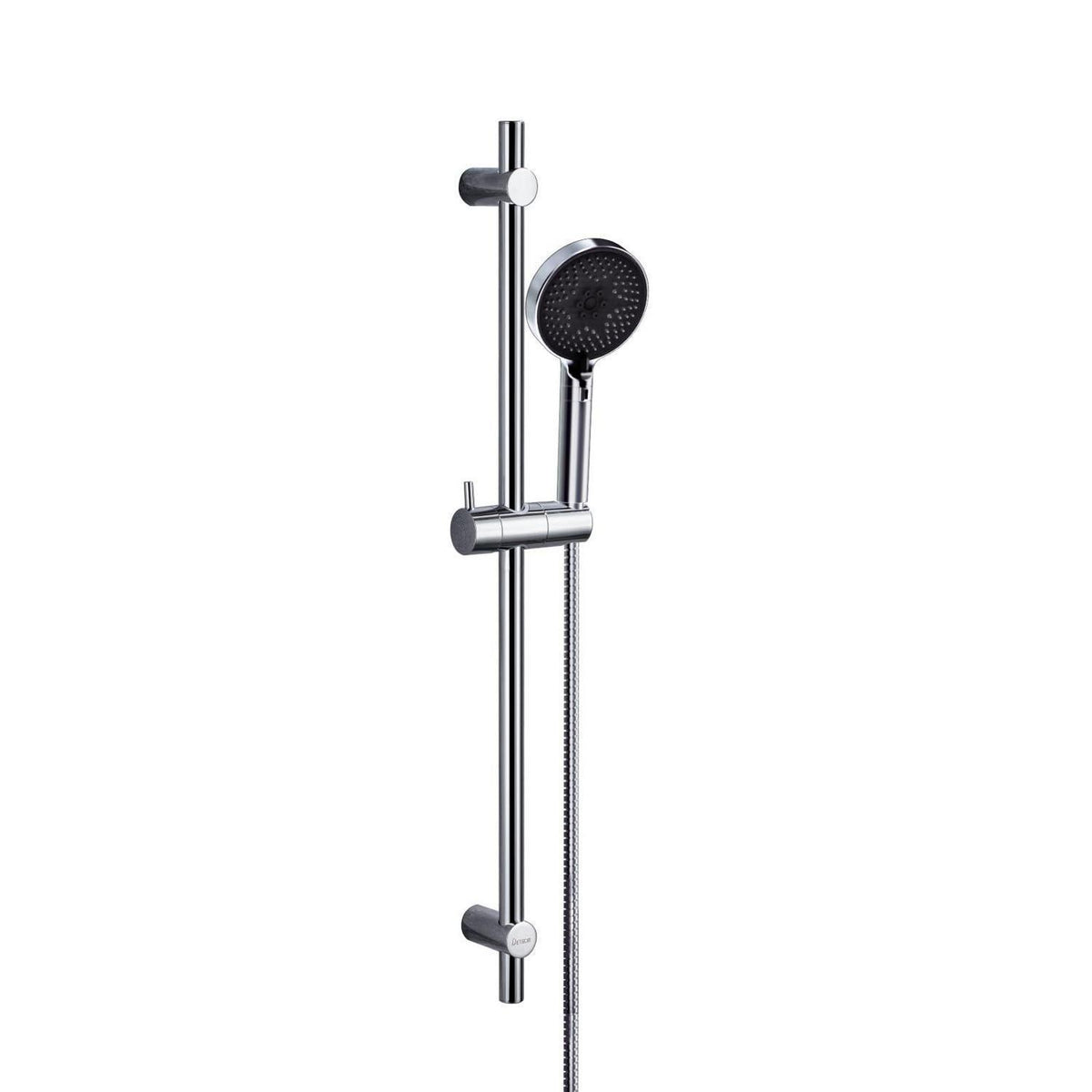 Edelstahl Duschstange mit Brause 90cm – Komplettset mit Handbrause