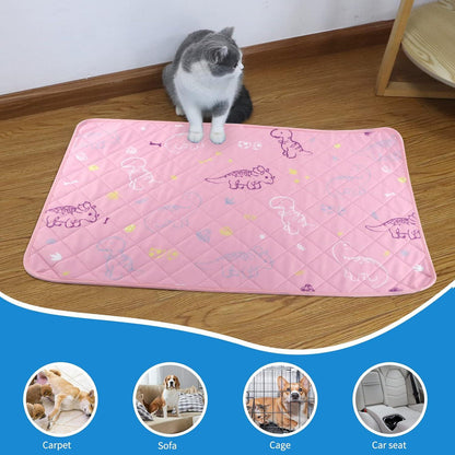 Welpenunterlagen Waschbar Schnell Absorbierend, Dinosaurier Design, 2