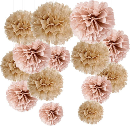 20er Pompons Dekoration Vintage Boho Hochzeit Party Gartenparty Baby
