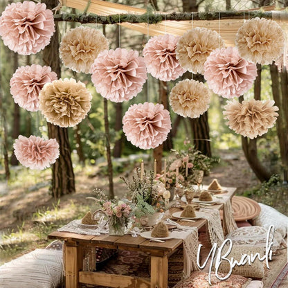 20er Vintage Pompons Deko Boho Hochzeit Party Deko