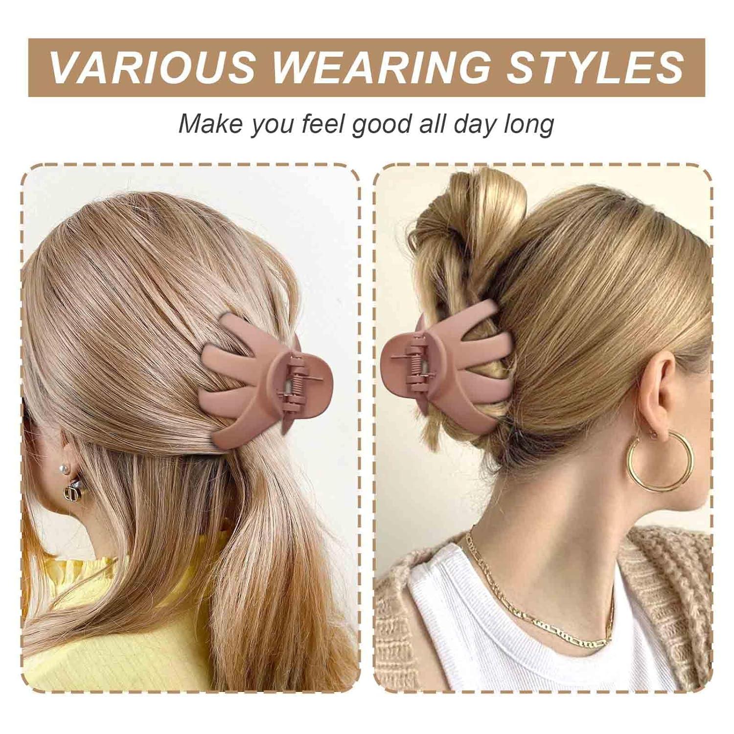 Haarklammern Octopus Haarspangen Damen Groß Lockiges Haar