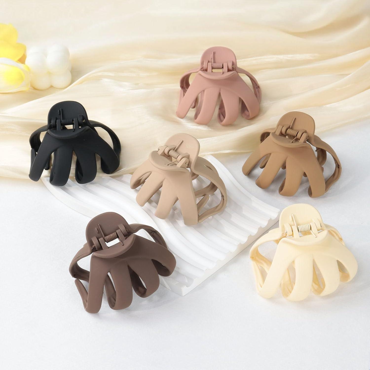 Haarklammer Octopus Haarspangen Damen Lockiges Haar 6