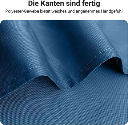 Duschvorhang Dunkelblau 260x200cm Antischimmel Polyester Stoff Waterproof