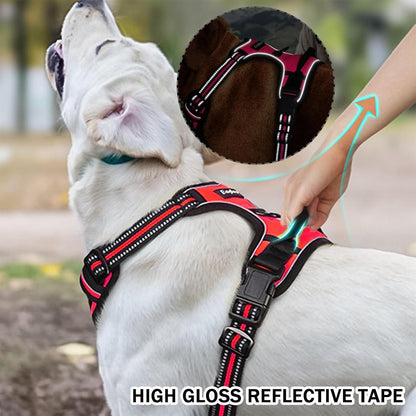 DKDDSSS Hundegeschirr Atmungsaktiv Anti-Zug Grosse Hunde