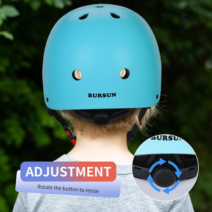 Kinder Fahrradhelm Knieschoner Set Skateboard Roller 2-16 J. Alt