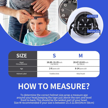 Kinder Fahrradhelm Set Knieschoner Skateboard Roller Skaterhelm 2-16