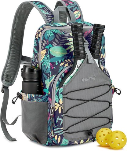 Leichter Pickleball-Rucksack für 2-4 Paddel Blau