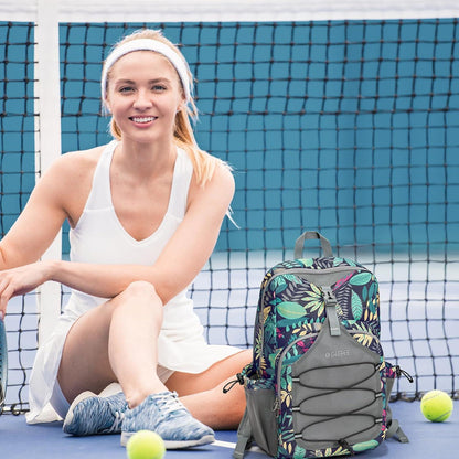 Leichter Pickleball-Rucksack verstellbare Padeltasche Blau