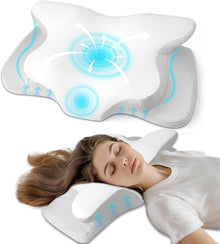 Orthopädisches Memory Foam Nackenstützkissen für Seiten- und