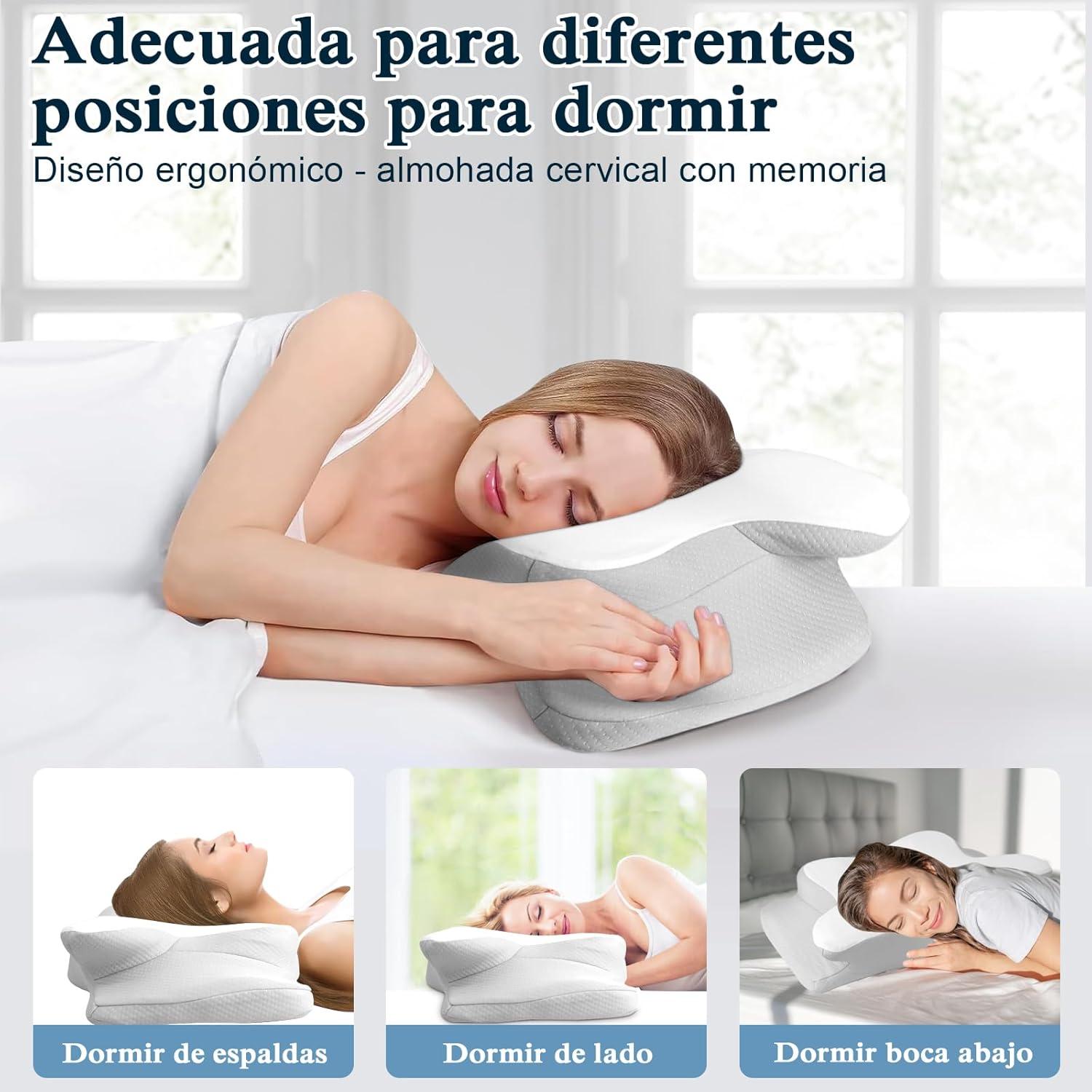 Orthopädisches Memory Foam Nackenstützkissen für Seiten- und
