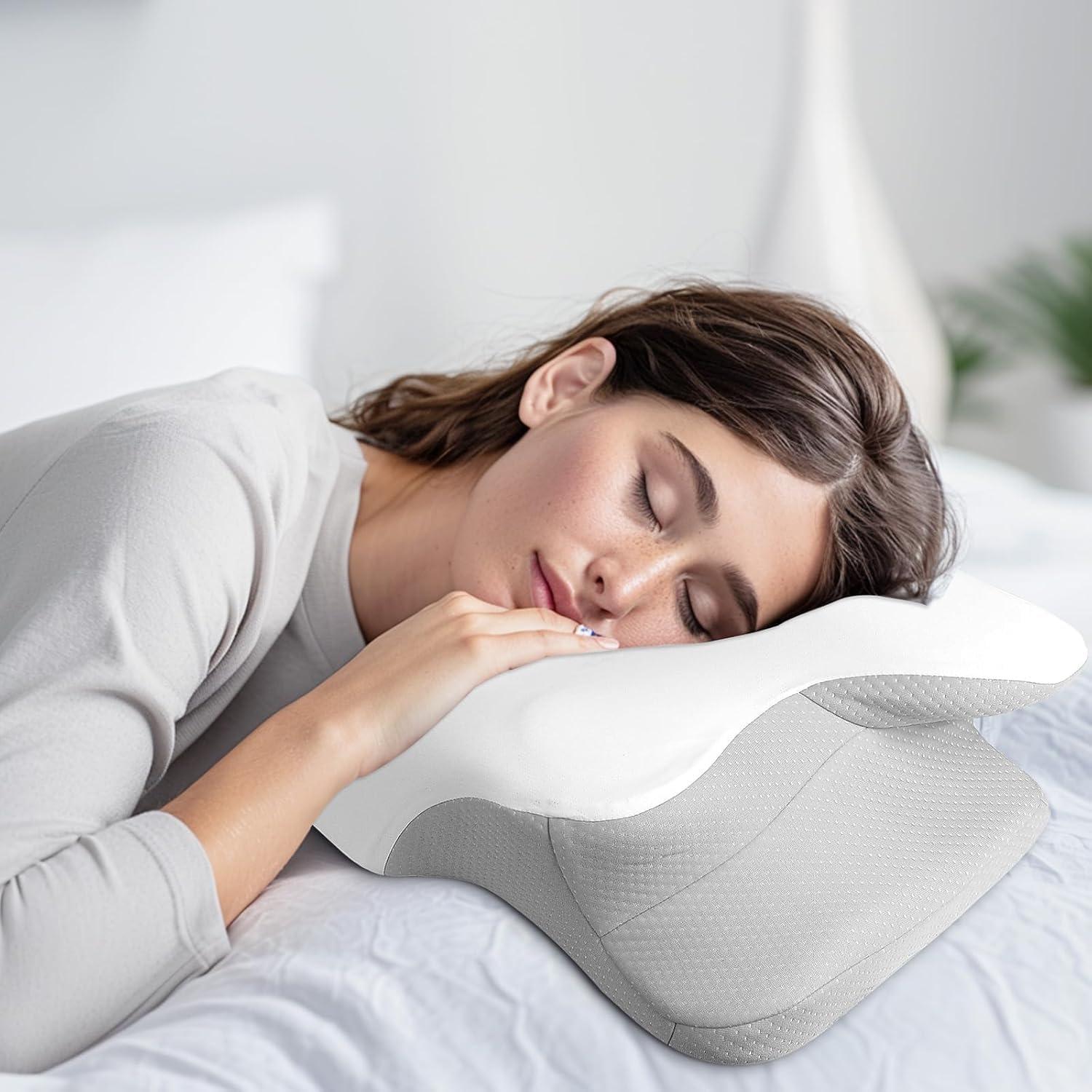 Orthopädisches Memory Foam Nackenstützkissen 62x41cm - Sei entspannt