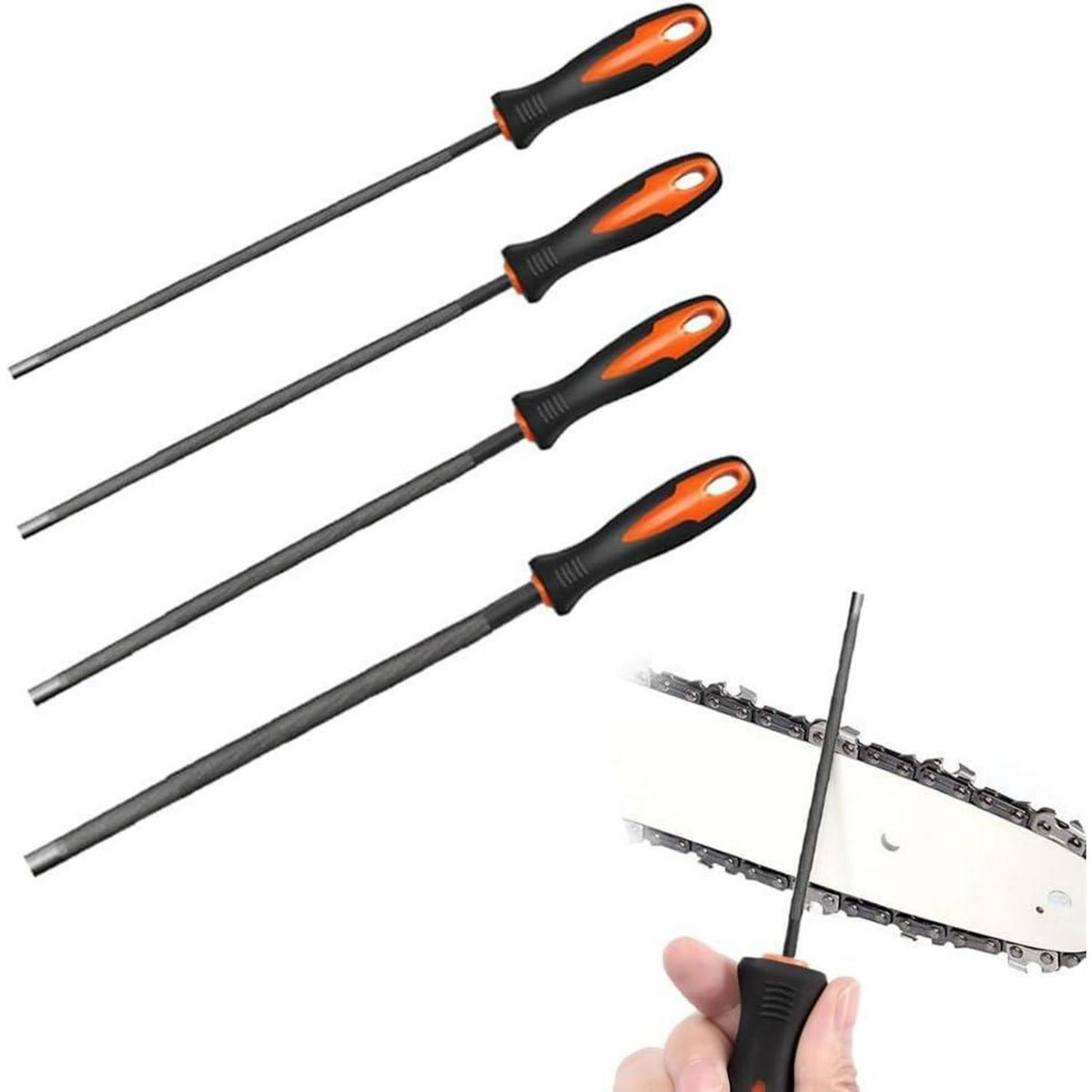 Metallfeilen Set 4er-Set – Rundfeilen für Werkstatt & DIY