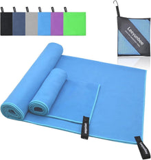 Mikrofaser Handtuch Set Schnelltrocknend Sporthandtuch 160x80cm
