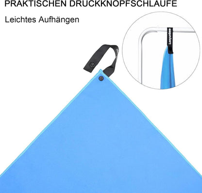 Mikrofaser Handtuch Set Schnelltrocknend Sporthandtuch 160x80cm