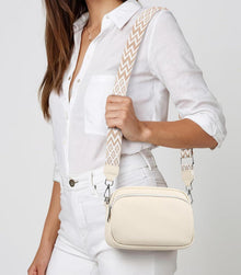 Umhängetasche Damen Leder Crossbody Schultertasche 21x8x15cm
