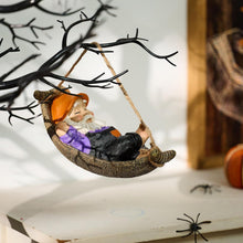 Liegender Gartenzwerg 18cm Halloween Deko Harz Figur