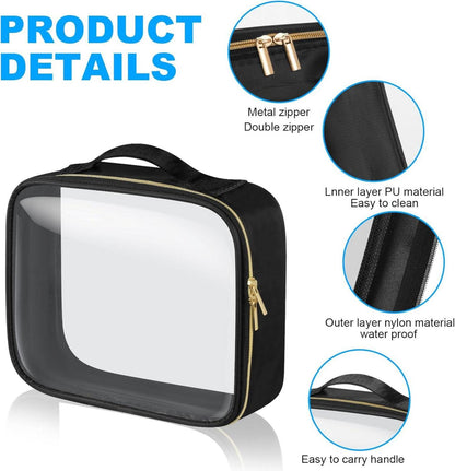 Transparente Wasserdichte Kulturtasche Kosmetiktasche PVC Reise