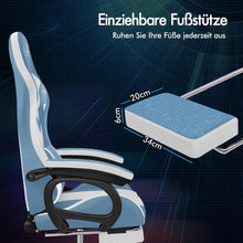 Gaming-Stuhl mit LED, 8-Punkt-Massage, RGB