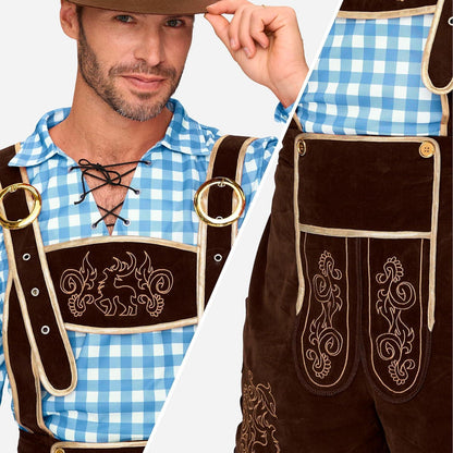 Oktoberfest Herren Kostüm Set - Bayerische Tracht Deluxe