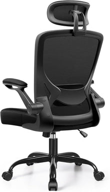 Ergonomischer Bürostuhl mit verstellbarer Kopfstütze und Armlehnen