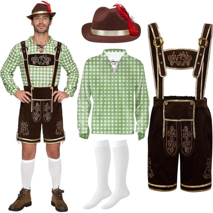Oktoberfest Herren Kostüm Set - Bayerische Tracht Deluxe