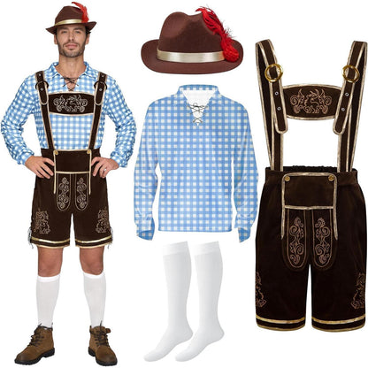 Oktoberfest Herren Kostüm Set - Bayerische Tracht Deluxe