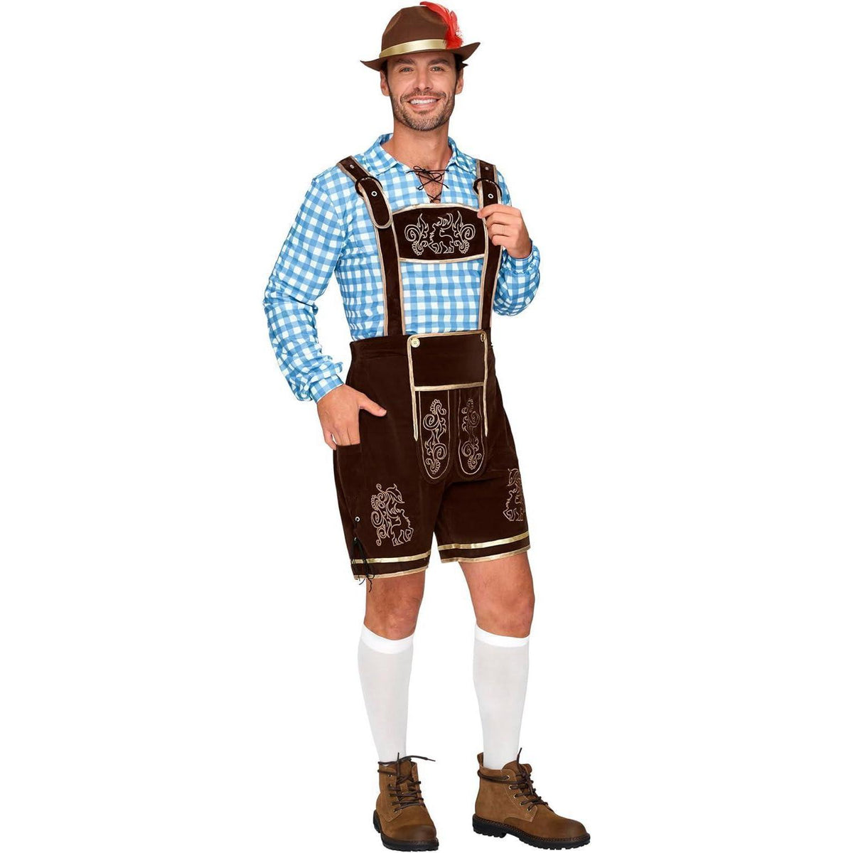 Oktoberfest Herren Kostüm Set - Bayerische Tracht Deluxe