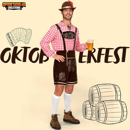 Oktoberfest Herren Kostüm Set - Bayerische Tracht Deluxe